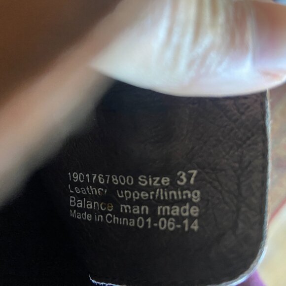 DANSKO Women’s 7 (37) Franka Brown Leather Wedge Clog Ankle Strap Bootie Heels - Picture 7 of 8